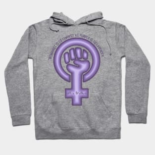 Feminist Symbol and Alice Walker Quote Hoodie